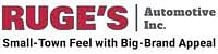 Ruge's Automotive's Logo