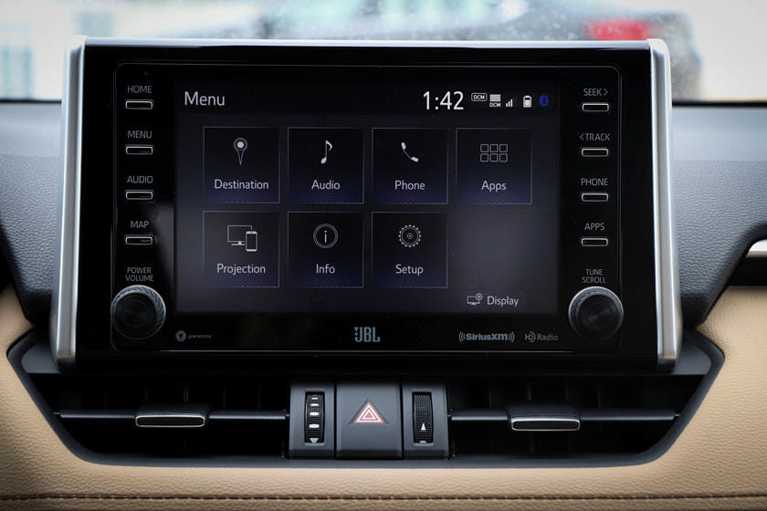 2021 Toyota RAV4 hybrid SUV Interior Review Seating, Infotainment