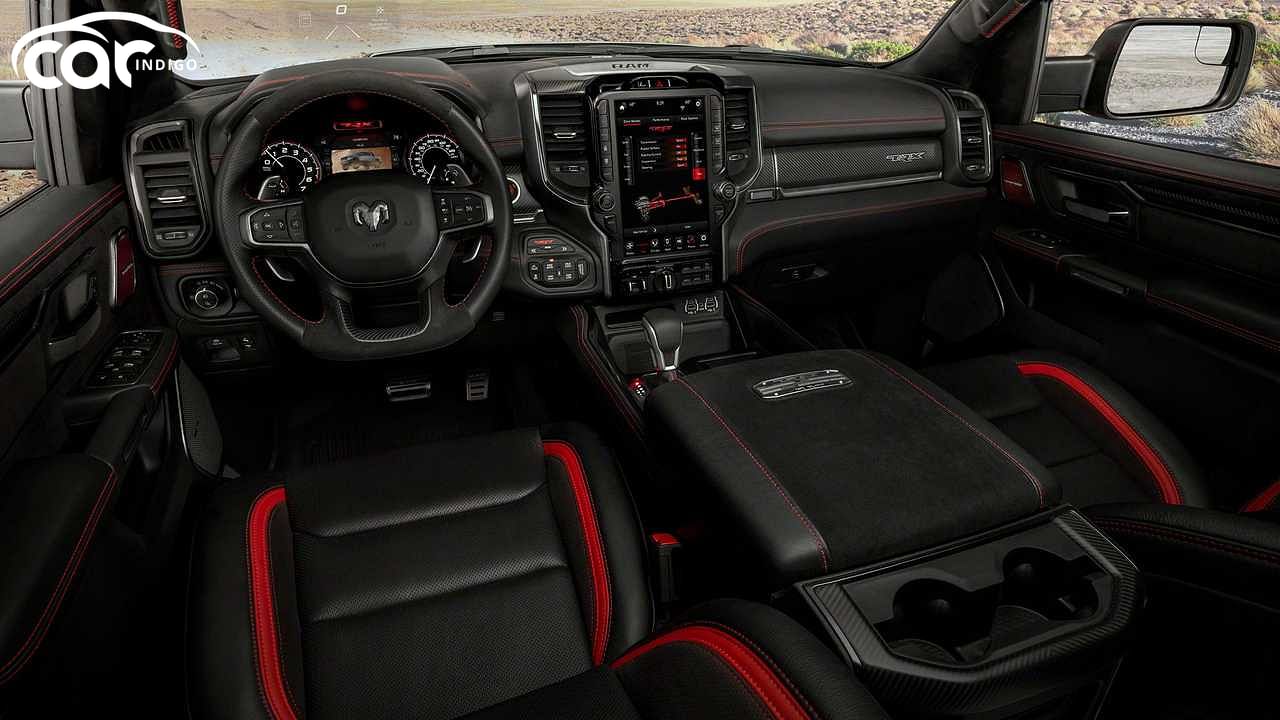 2021 RAM 1500 TRX interior seetup