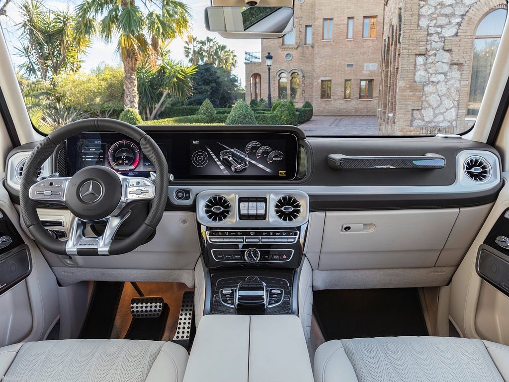 21 Mercedes Benz Amg G 63 Interior Review Seating Infotainment Dashboard And Features Carindigo Com