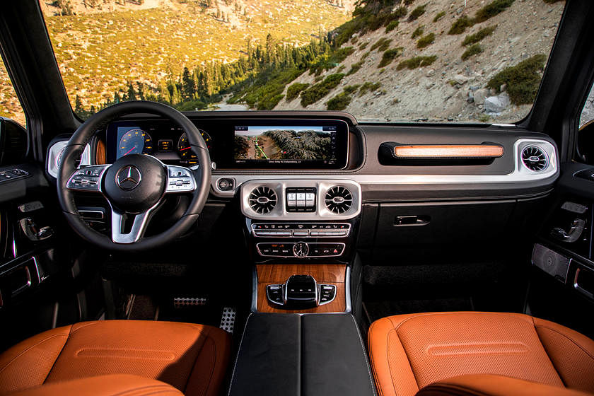 21 Mercedes Benz G Class Interior Review Seating Infotainment Dashboard And Features Carindigo Com