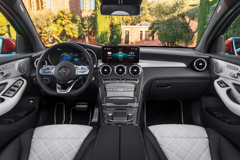 21 Mercedes Benz Glc 300 Coupe Interior Review Seating Infotainment Dashboard And Features Carindigo Com