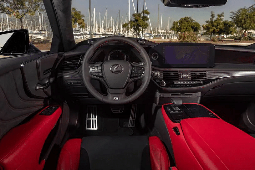 2021 Lexus LS 500 F Sport Sedan Interior Review Seating, Infotainment