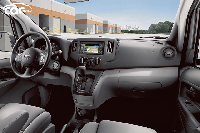 2020 Nissan Nv200 Interior Review Seating Infotainment Dashboard And Features Carindigo Com 2022 Nissan Nv200 Interior Passanger Seat Work Bench