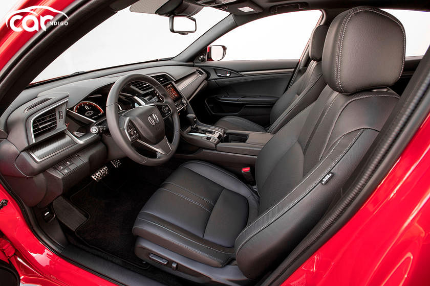 2021 Honda Civic Hatchback Interior Review Seating Infotainment Dashboard And Features Carindigo Com - Honda Civic 2018 Seats Uncomfortable