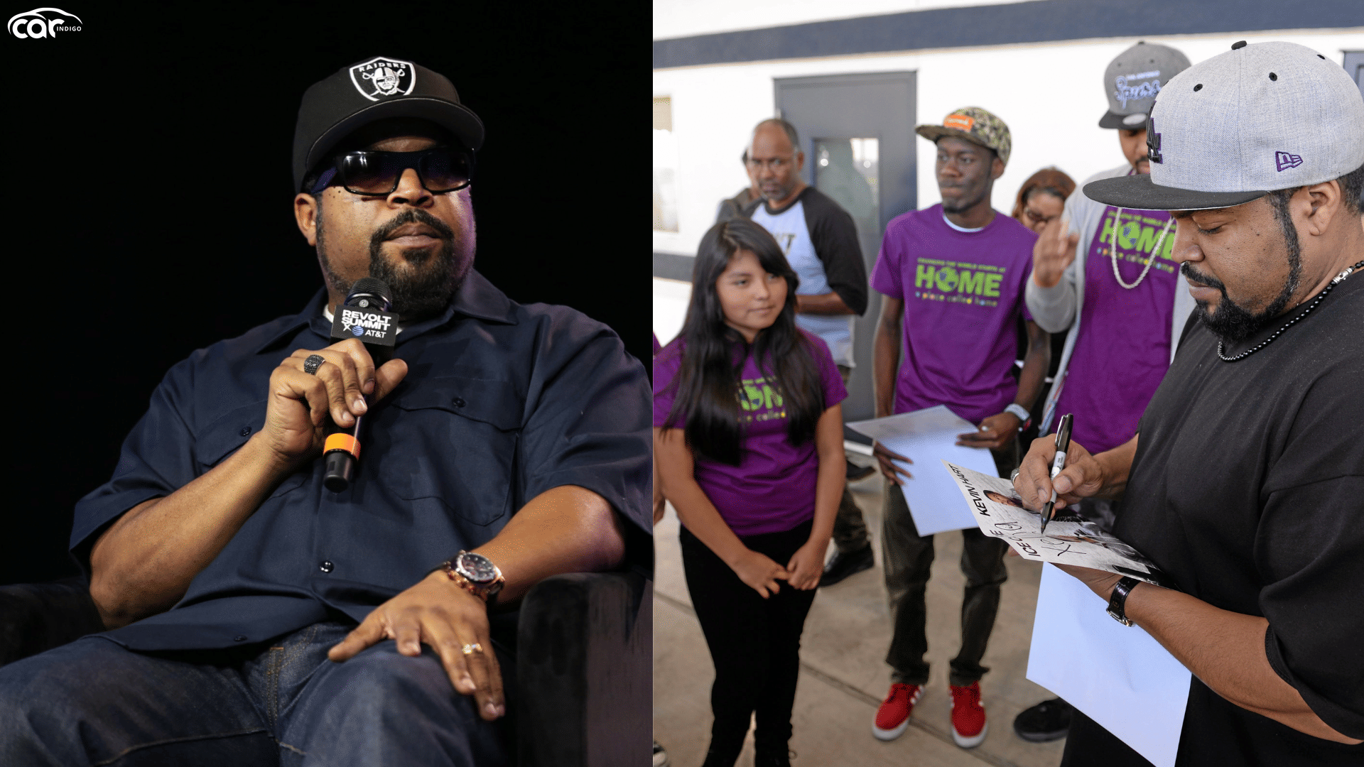What are Ice Cube’s charitable contributions?