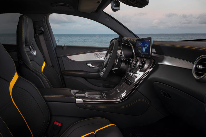 21 Mercedes Benz Amg Glc 63 S Coupe Interior Review Seating Infotainment Dashboard And Features Carindigo Com