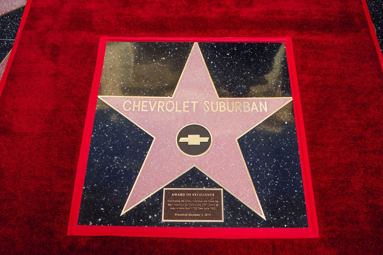 chevrolet suburban walk of fame hollywood