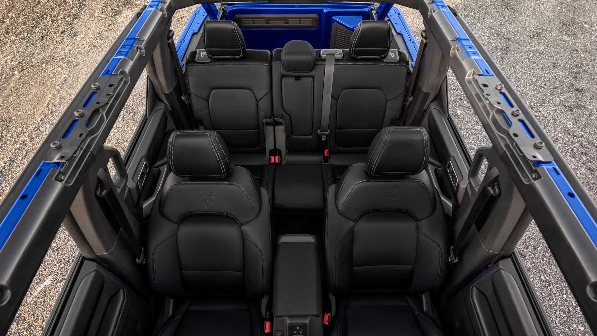 2021 Ford Bronco First Edition Black Onyx Interiors Images Officially