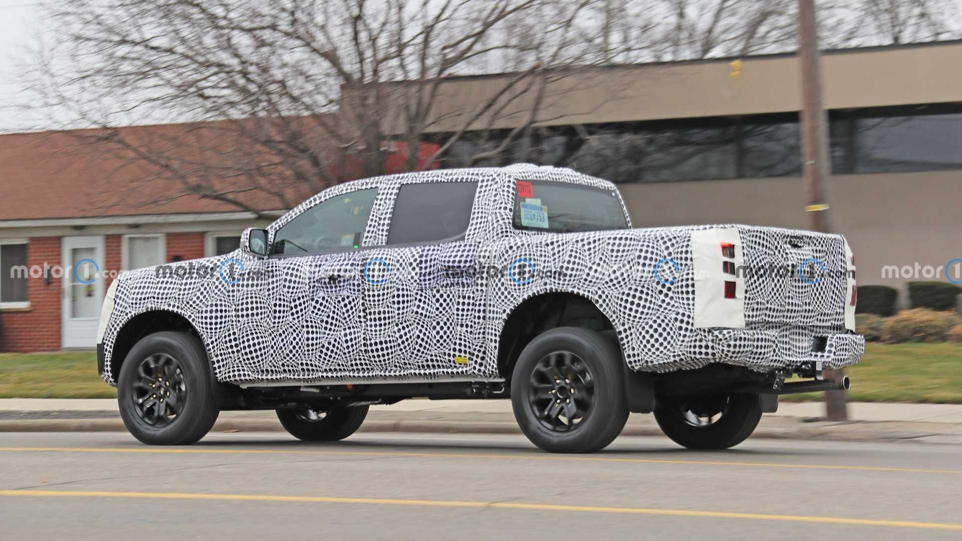 2023 Ford Ranger Spied Testing With SuperCab, SuperCrew Body Styles